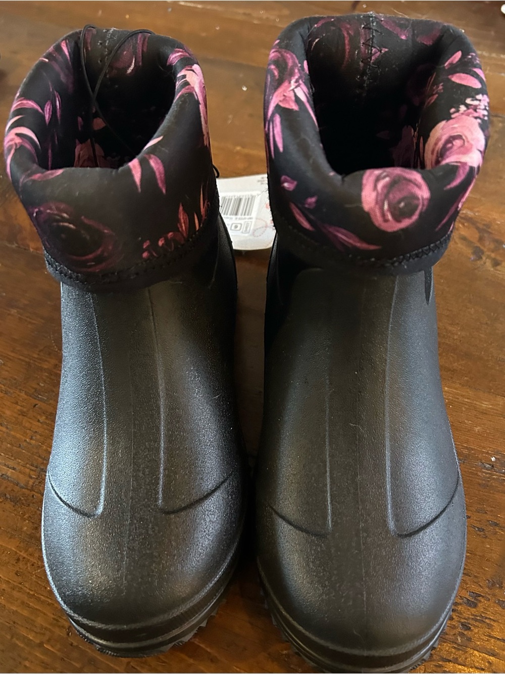 Waterproof Black Rain boots - new